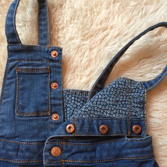 Zara Stretchy Denim Jumper - Picture 2 of 5